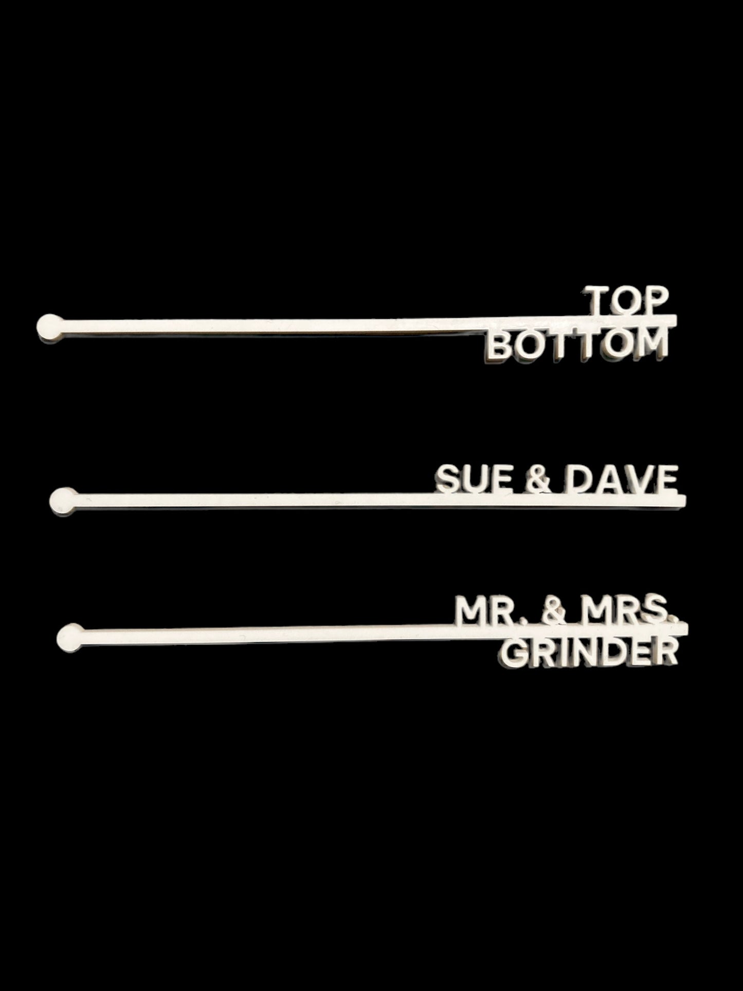 Personalized Cocktail Stirrers