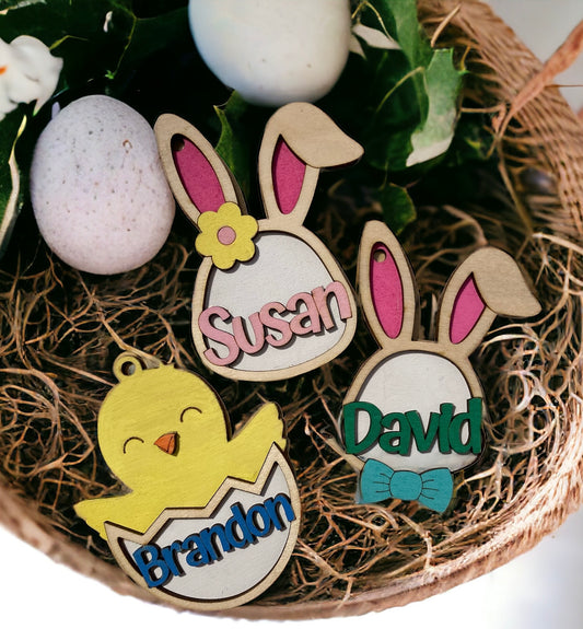 Personalized Easter Ornaments